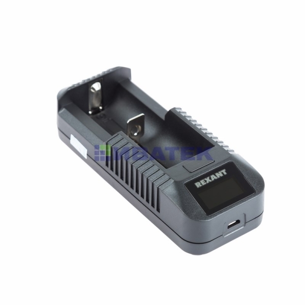 Изображение Универсальное зарядное устройство для 1 АКБ с жк дисплеем Rexant i1  интернет магазин Иватек ivatec.ru
