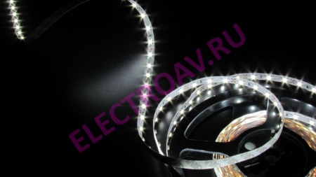 Изображение FLEX-SS5300B-W-10M Гибкая LED полоса , цвет белый на белой основе, 60 SMDсветодиодов 35*28, 12V, 4W,  10М/УПАК  интернет магазин Иватек ivatec.ru