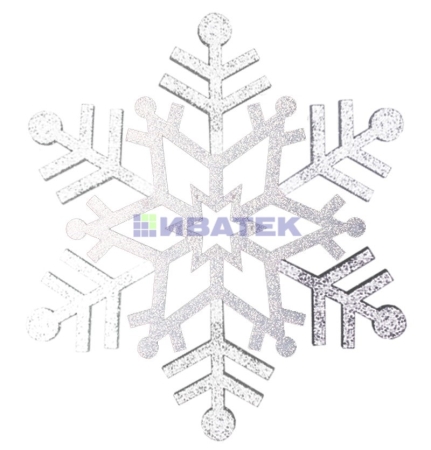 Изображение Елочная фигура "Снежинка резная", 81 см, цвет серебряный  интернет магазин Иватек ivatec.ru