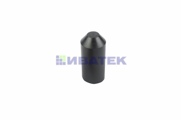 Термоусаживаемый колпак, (капа) 30,0/16,0 мм черный REXANT