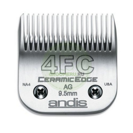 Изображение Ножевой блок Andis 9 мм #4FC, стандарт А5, керамический, арт. 64295  интернет магазин Иватек ivatec.ru