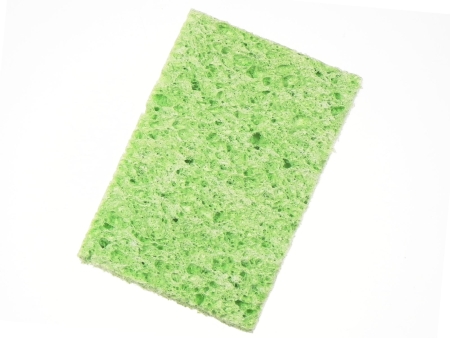 Изображение Губка ELEMENT для очистки паяльников увлажненная 80x52х10 зеленая,12811  интернет магазин Иватек ivatec.ru