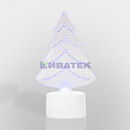 Изображение Фигура светодиодная на подставке "Елочка 2D", RGB  интернет магазин Иватек ivatec.ru