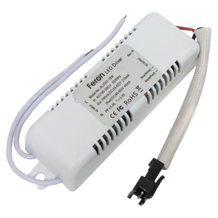 Изображение Драйвер для светодиодных светильников, LB154, AL2660 16W AC185-265V DC 48-60V для white и 24-30V для red 280mA  интернет магазин Иватек ivatec.ru