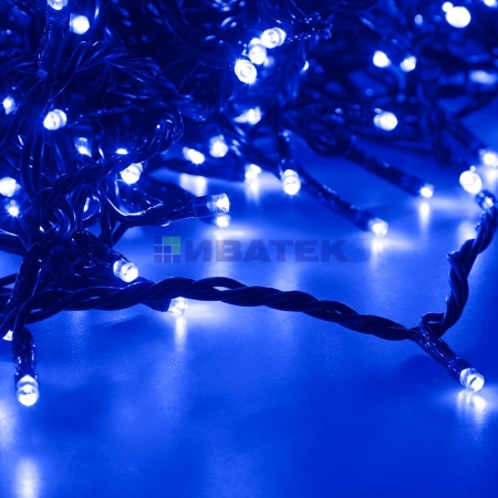 Изображение Гирлянда новогодняя "LED ClipLight" 24V, 5 нитей по 20 метров, Синий Flashing  Neon-Night  интернет магазин Иватек ivatec.ru