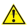 Изображение Наклейка знак безопасности «Внимание. Опасность» 150х150х150 мм REXANT  интернет магазин Иватек ivatec.ru