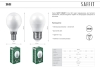 Изображение Лампа светодиодная SAFFIT SBG4511 Шарик E14 11W 4000K  интернет магазин Иватек ivatec.ru