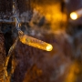 Изображение Гирлянда "Светодиодный Дождь" 2х1,5м, постоянное свечение, прозрачный провод, 230 В, диоды ЖЁЛТЫЕ  интернет магазин Иватек ivatec.ru