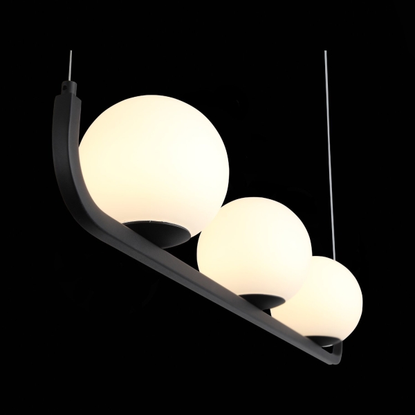 SL1581.403.03 Светильник подвесной ST-Luce Черный/Белый LED 3*8W