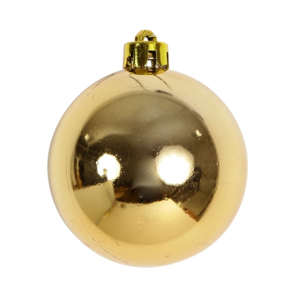Новогодняя игрушка «Шар» глянцевый диаметр 200 мм золотой