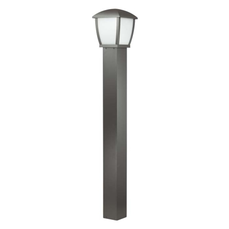 Изображение 4051/1F ODL18 707 темно-серый/матовый белый Уличный светильник, 110см IP44 E27  интернет магазин Иватек ivatec.ru