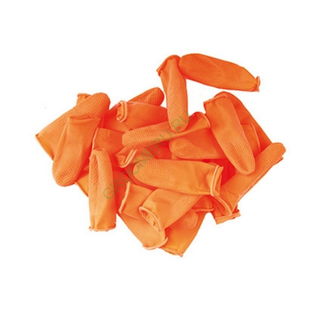 Изображение Набор напальчников для тримминга (25 шт.) Show Tech Orange, размер M, арт. 23STE036  интернет магазин Иватек ivatec.ru