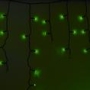 Изображение Гирлянда Айсикл (бахрома) светодиодный, 2,4 х 0,6 м, черный провод, 230 В, диоды зелёные, 88 LED NEON-NIGHT  интернет магазин Иватек ivatec.ru