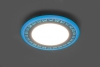 Изображение Светильник светодиодный с подсветкой, AL2440, 6W, 480Lm, белый (4000К) и синий  интернет магазин Иватек ivatec.ru