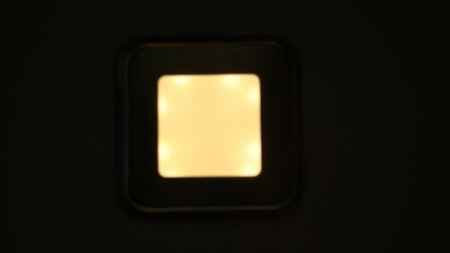 Изображение Квадратный встраевыемый светильник LED floor light  корпус из нержавеющей стали, L58*W58*H9mm, теплы (FS-SC-B102A-1)  интернет магазин Иватек ivatec.ru