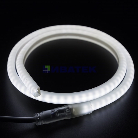 Изображение Гибкий Неон LED SMD, форма - D, белый, 120 LED/м,  бухта 100м  интернет магазин Иватек ivatec.ru