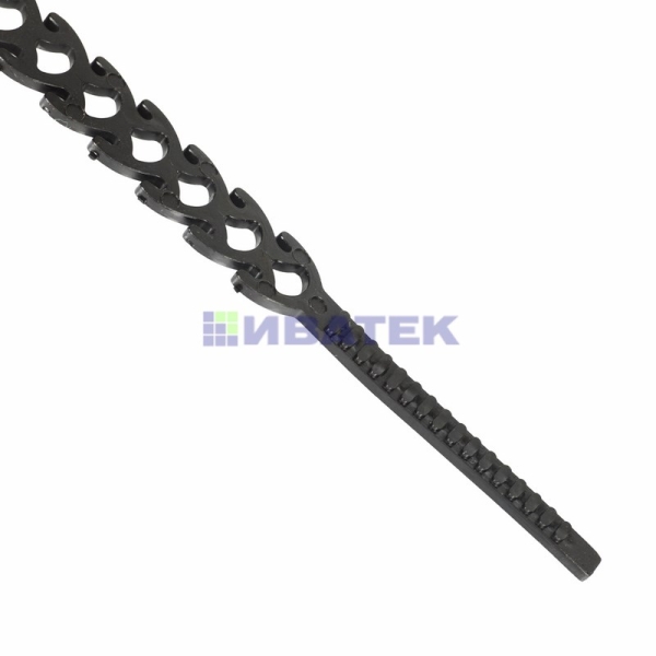 Хомут-стяжка полимерная многоразовая REXANT 300х10 мм,черная, упаковка 20 шт.