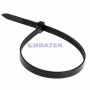Изображение Хомут-стяжка кабельная нейлоновая REXANT 350 x7,6мм, черная, упаковка 100 шт.  интернет магазин Иватек ivatec.ru