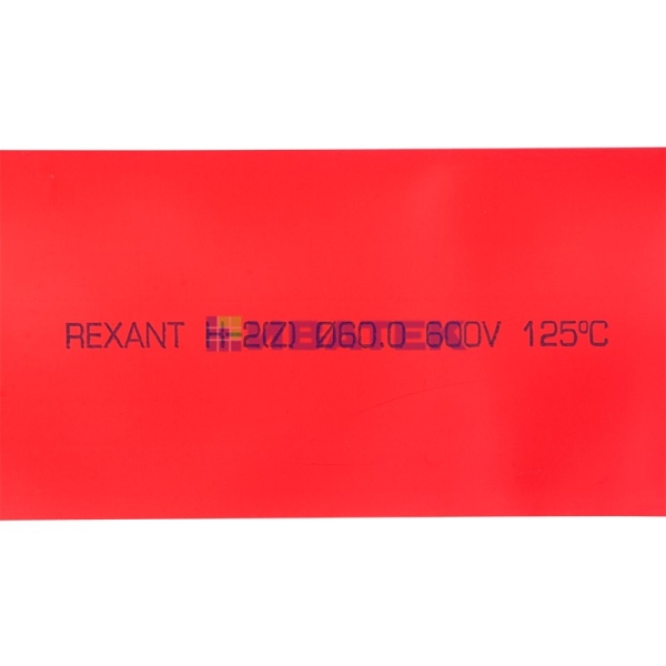 Термоусаживаемая трубка REXANT 60,0/30,0 мм, красная, упаковка 10 шт. по 1 м