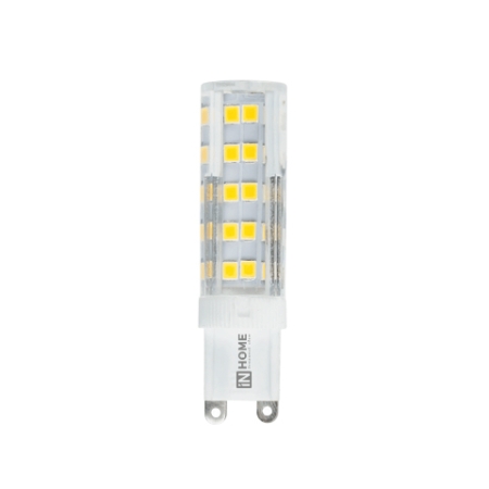 Изображение Лампа светодиодная LED-JCD-VC 9Вт 230В G9 6500К 810Лм IN HOME  интернет магазин Иватек ivatec.ru