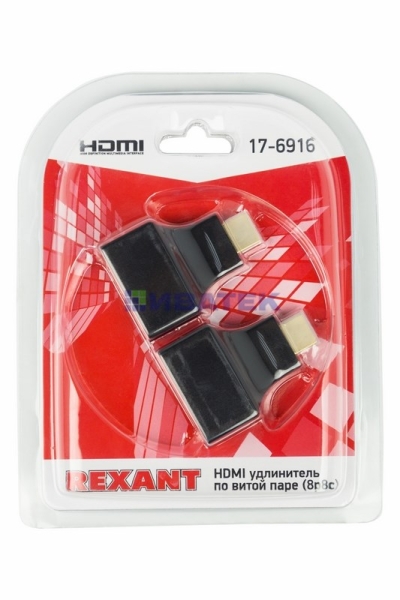 HDMI удлинитель по витой паре RJ-45(8P-8C)  REXANT