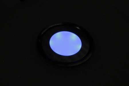 Изображение SC-B101B  Blue   круглый LED floor light  корпус из нержавеющей стали, синий свет, 58*H9mm, 0.5W, DC12V, IP67, кабель 1м с "папа" разъемом, 100шт/кор,  интернет магазин Иватек ivatec.ru