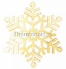 Изображение Елочная фигура "Снежинка резная", 81 см, цвет золотой  интернет магазин Иватек ivatec.ru