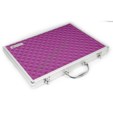 Изображение Чемодан Groom-X для хранения 20 ножниц, цвет розовый, арт. 85GRX015  интернет магазин Иватек ivatec.ru