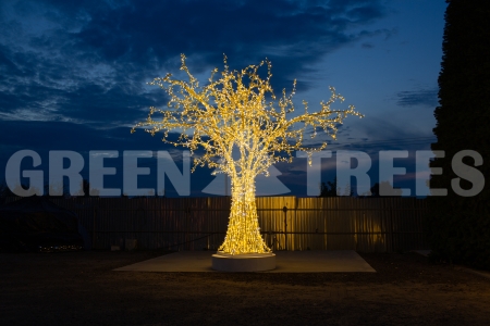 Изображение Световое дерево 2,5 м, цвет теплый белый  интернет магазин Иватек ivatec.ru