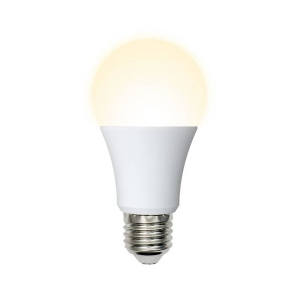 LED-A60-11W/WW/E27/FR/DIM/O Лампа светодиодная диммируемая. Форма "A", матовая колба. Материал корпуса пластик. Цвет свечения теплый белый. Серия Opti