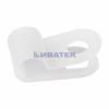Изображение Кабельная скоба под винт REXANT 5 мм, белая, упаковка 50 шт.  интернет магазин Иватек ivatec.ru