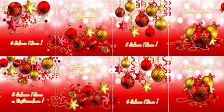 Изображение Ограждение для новогодней ствольной ели высотой 5м (красная тема)  интернет магазин Иватек ivatec.ru