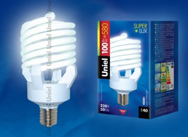 ESL-S23-100/4000/E40 Лампа энергосберегающая. Картонная упаковка
