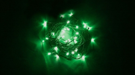 Изображение CL04 Гирлянда линейная, 60 LED зеленый, 6м +1.5м (с контроллером) зеленый шнур, IP20  интернет магазин Иватек ivatec.ru