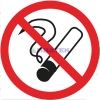Изображение Табличка ПВХ  информационный знак «Курить запрещено» 200х200мм REXANT  интернет магазин Иватек ivatec.ru