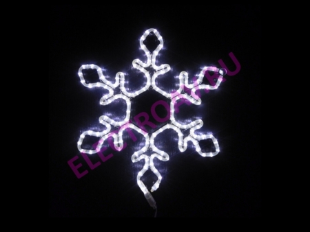 Изображение FLESI-LED-FL-SNOWFLAKE-2-73x73-240V-W  интернет магазин Иватек ivatec.ru
