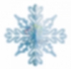 Изображение Елочная фигура "Снежинка ажурная 3D", 23 см, цвет синий(24 шт в упак)  интернет магазин Иватек ivatec.ru