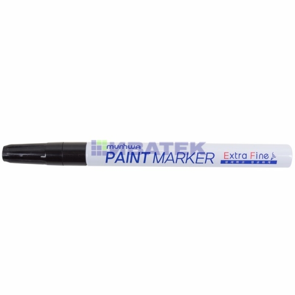 Маркер-краска MunHwa «Extra Fine Paint Marker» 1 мм, черная, нитрооснова  уп 12шт