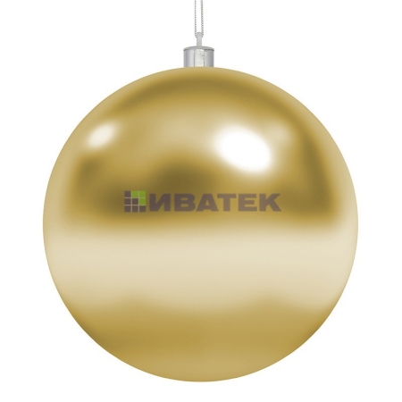 Изображение Елочная фигура "Шар", 30 см, цвет золотой  интернет магазин Иватек ivatec.ru