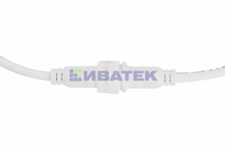 Изображение Соединительный кабель (2pin) герметичный (IP67) 2х1,0мм²  белый  REXANT  интернет магазин Иватек ivatec.ru