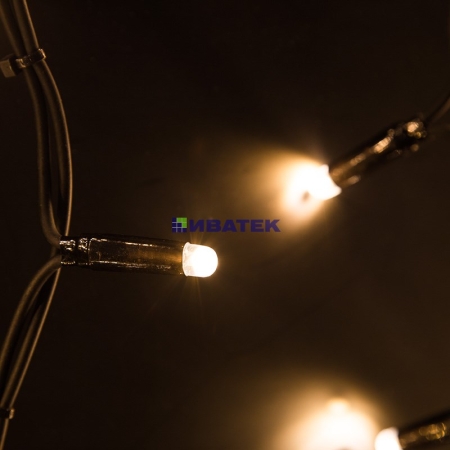 Изображение Гирлянда Айсикл (бахрома) светодиодный, 6,0 х 1,5 м, черный провод "КАУЧУК", 230 В, диоды тепло-белые, 480 LED NEON-NIGHT  интернет магазин Иватек ivatec.ru
