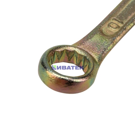 Изображение Ключ комбинированный REXANT 10 мм, желтый цинк  интернет магазин Иватек ivatec.ru