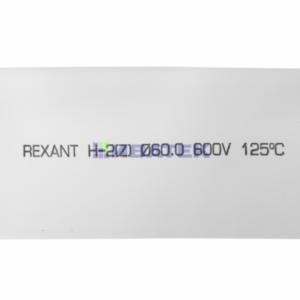 Термоусаживаемая трубка REXANT 60,0/30,0 мм, белая, упаковка 10 шт. по 1 м