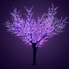 Изображение Светодиодное дерево "Сакура", высота 3,6м, диаметр кроны 3,0м, фиолетовые светодиоды, IP 64, понижаю  интернет магазин Иватек ivatec.ru