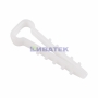 Изображение Дюбель-хомут нейлоновый прямоугольный REXANT 5-10 мм, белый, упаковка 100 шт.  интернет магазин Иватек ivatec.ru