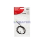 Изображение Аудиокабель AUX 3.5 мм шнур плоский 1 м черный  интернет магазин Иватек ivatec.ru