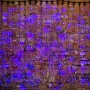 Изображение Гирлянда "Светодиодный Дождь" 2х1,5м, постоянное свечение, темно-зеленый провод, 220В, диоды СИНИЕ  интернет магазин Иватек ivatec.ru