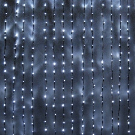 Изображение Светодиодный дождь "Водопад" белый LED-PL-WF-960-5M-24V-W (FS-00001150)  интернет магазин Иватек ivatec.ru