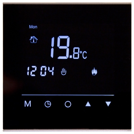 Изображение Терморегулятор сенсорный программируемый R300B черный REXANT  интернет магазин Иватек ivatec.ru