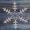 Изображение Фигура "Большая Снежинка" цвет Белый, размер 95*95 см  Neon-Night  интернет магазин Иватек ivatec.ru